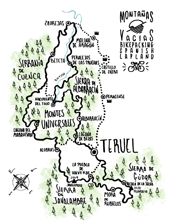 mapa laponia española